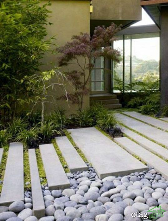راهنمای ساخت مسیر سنگ فرش برای حیاط خانه و باغ