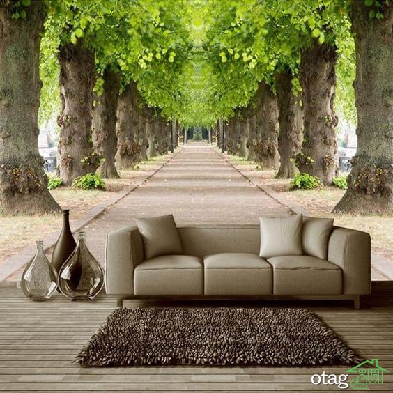 آشنایی با کاربرد انواع مدل های کاغذ دیواری سه بعدی آشنایی با کاربرد انواع مدل های کاغذ دیواری سه بعدی
