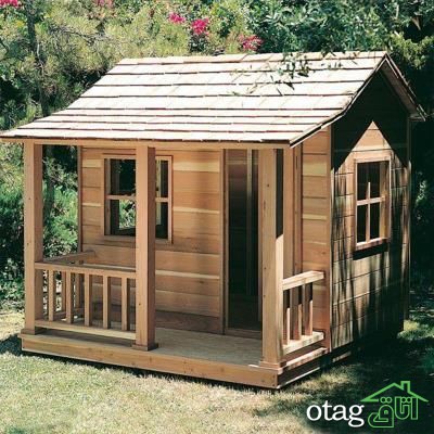 ایده هایی برای ساخت آلاچیق چوبی شخصی، بهترین نقطه خانه