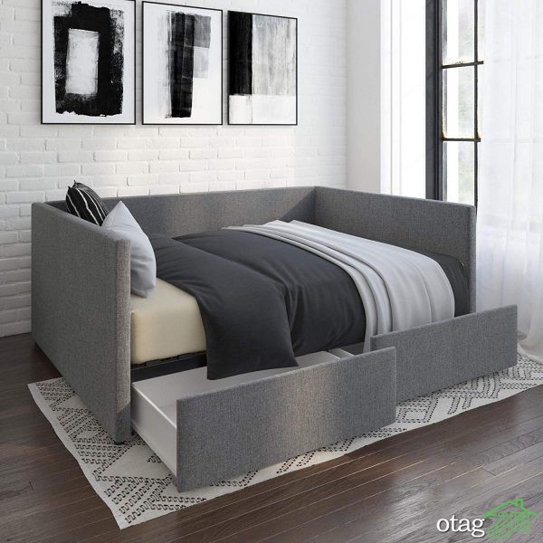 مدل های جدید تخت خواب مبلی ساده و شیک مناسب اتاق و نشیمن  