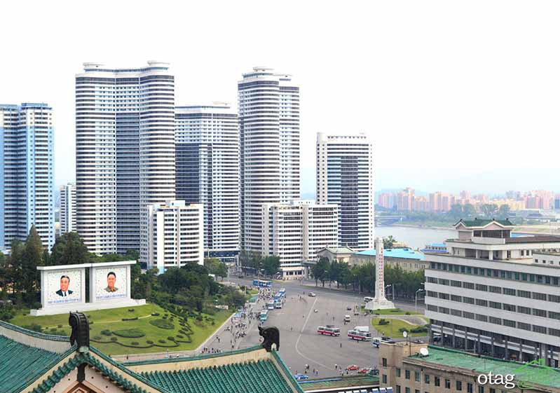 بررسی معماری ساختمان های کره شمالی و  ارتباط آنها با سیاست