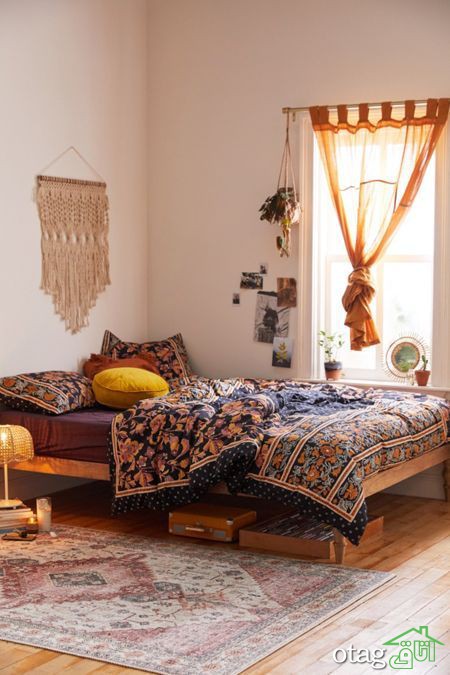 اتاق خواب به سبک روستیک با نحوه انتخاب و چینش وسایل مناسب