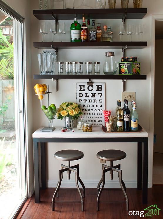 ایده هایی عالی برای طراحی بار خانگی ساده و شیک