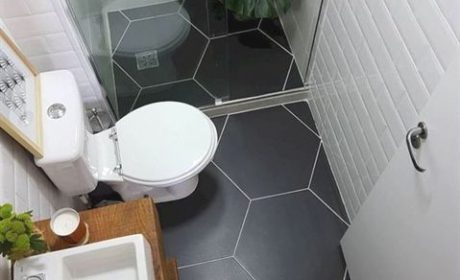 نوسازی سرویس بهداشتی با تغییر کاشی ها