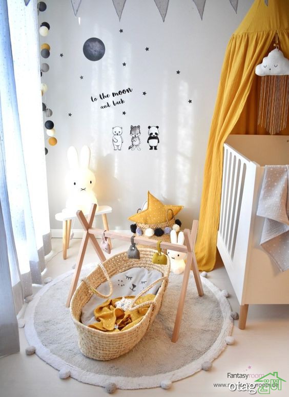 طراحی دکوراسیون اتاق نوزاد، آشنایی با کاربرد رنگ ها