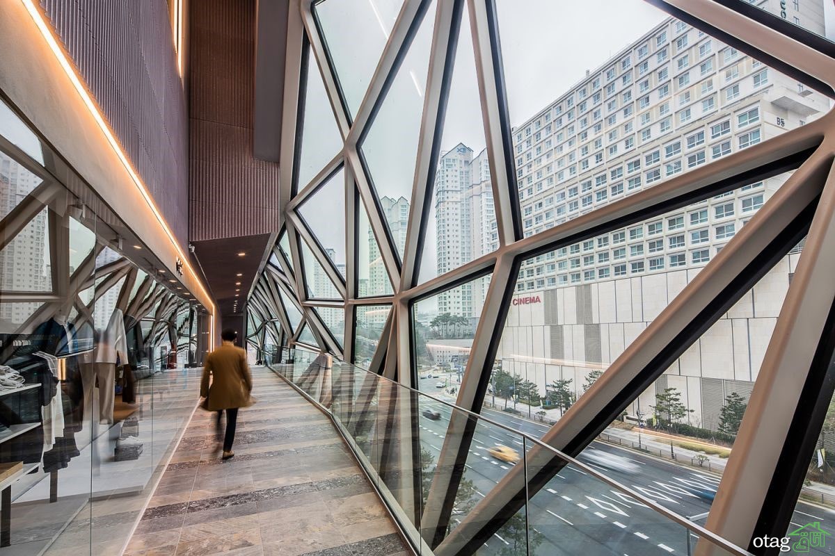 نمونه ای از طراحی ویژه ساختمان در کره جنوبی