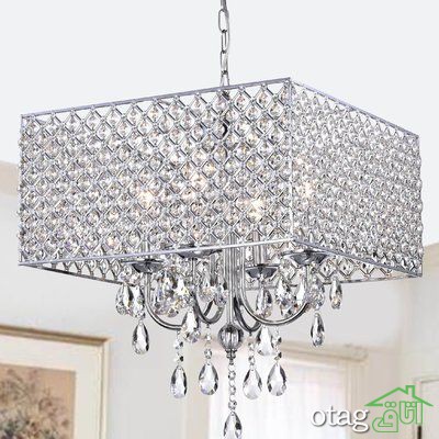 &nbsp;37 مدل لوستر کریستالی لوکس و شیک در طرح های مدرن و کلاسیک