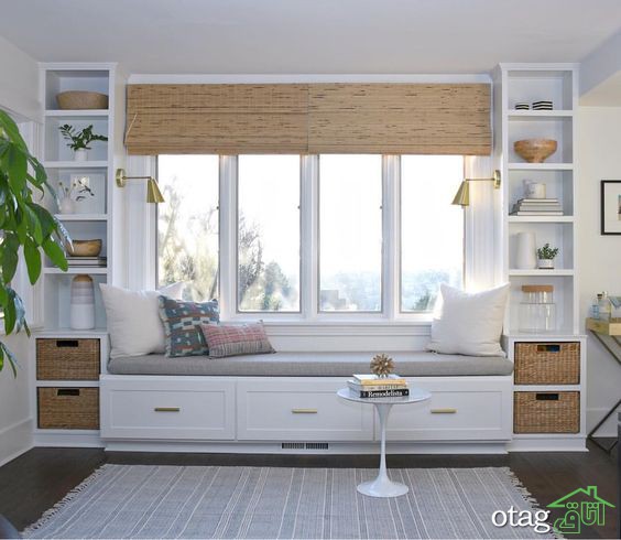 مدل های جدید کتابخانه و باکس زیر پنجره با طراحی هوشمندانه مدل های جدید کتابخانه و باکس زیر پنجره با طراحی هوشمندانه