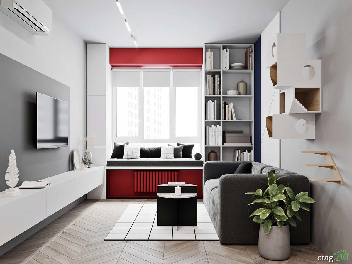 مدل های جدید کتابخانه و باکس زیر پنجره با طراحی هوشمندانه مدل های جدید کتابخانه و باکس زیر پنجره با طراحی هوشمندانه