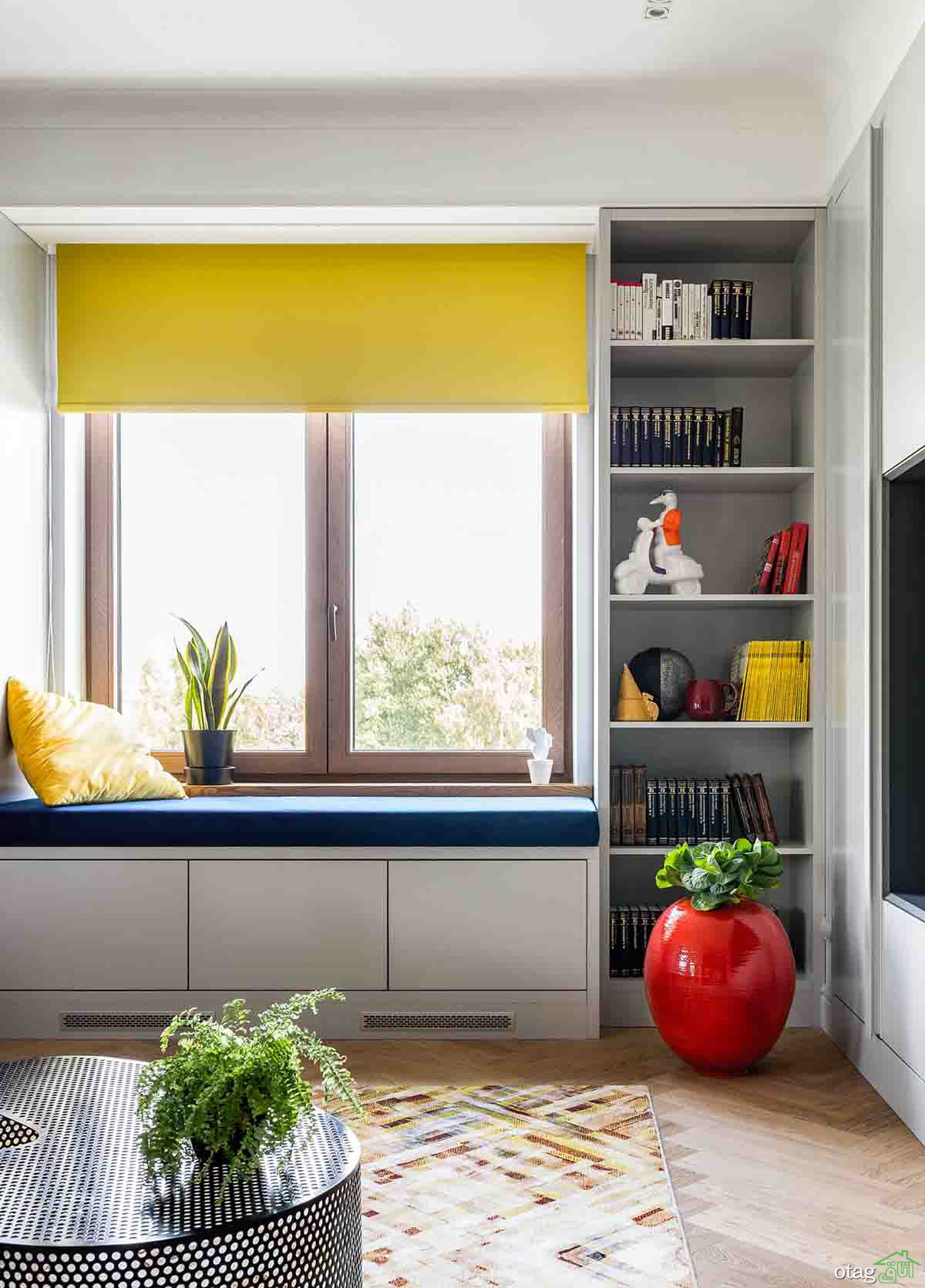 مدل های جدید کتابخانه و باکس زیر پنجره با طراحی هوشمندانه مدل های جدید کتابخانه و باکس زیر پنجره با طراحی هوشمندانه