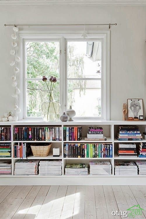 مدل های جدید کتابخانه و باکس زیر پنجره با طراحی هوشمندانه مدل های جدید کتابخانه و باکس زیر پنجره با طراحی هوشمندانه