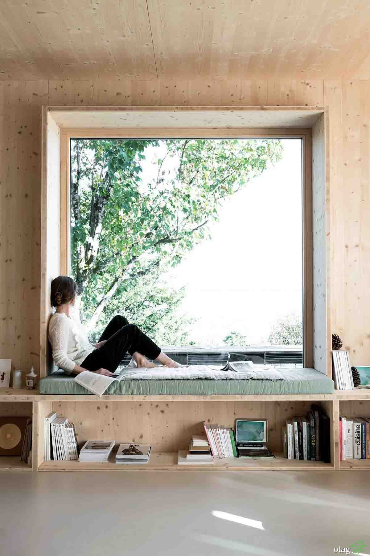 مدل های جدید کتابخانه و باکس زیر پنجره با طراحی هوشمندانه مدل های جدید کتابخانه و باکس زیر پنجره با طراحی هوشمندانه