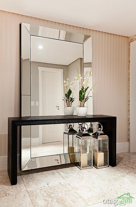 40 مدل آینه قدی پایه دار مناسب اتاق خواب و ورودی منزل