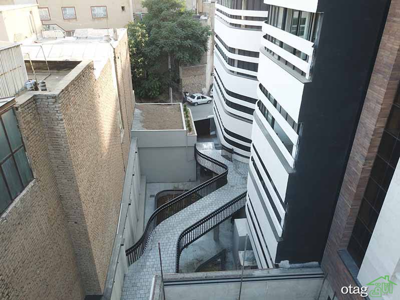 بررسی معماری و طراحی نمای ساختمان پزشکان مدرن اطلس در همدان