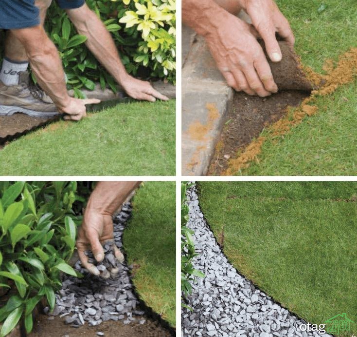 تکنیک های کاربردی لبه سازی چمن برای باغ یا حیاط