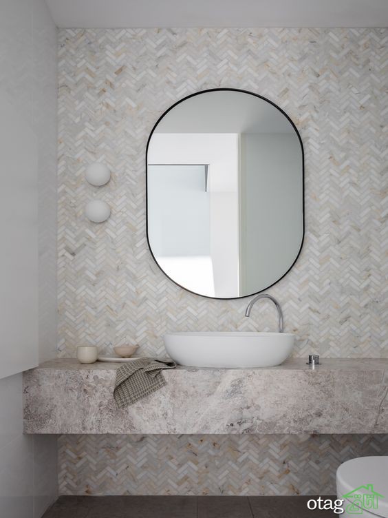 30 مدل آینه دستشویی در طرح های جدید و شیک مطابق مد روز