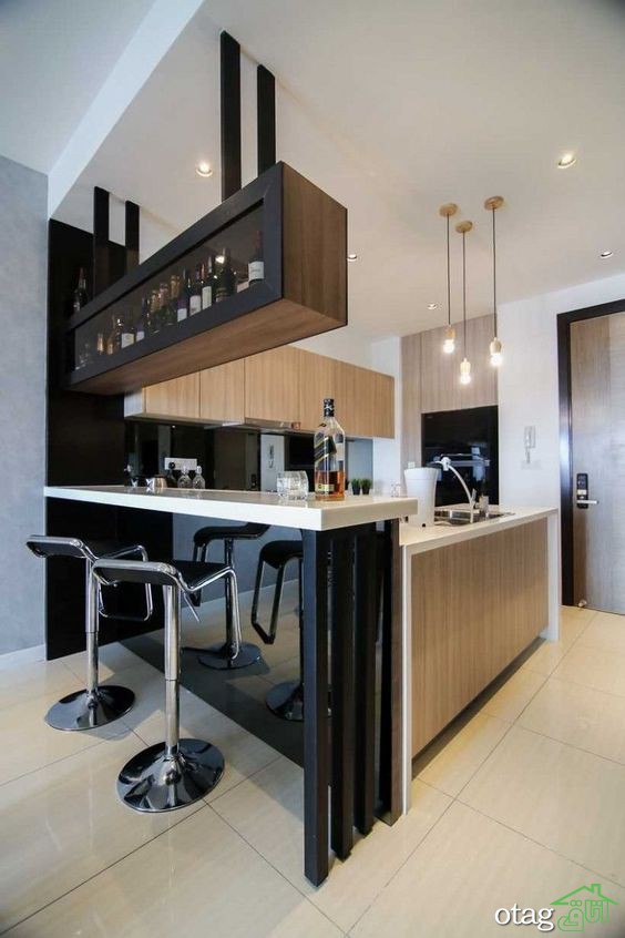 30 مدل آرک چوبی اپن آشپزخانه در طرح های فوق العاده شیک