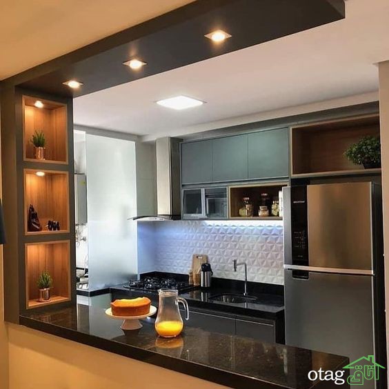 30 مدل آرک چوبی اپن آشپزخانه در طرح های فوق العاده شیک