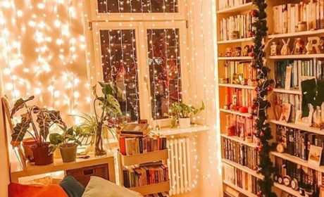 چراغ های رشته ای برای ایجاد یک اتاق رویایی