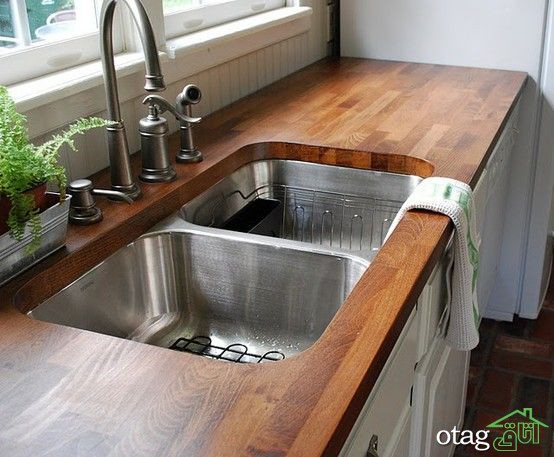 20 صفحه چوبی روی کابینت در رنگ ها و طرح های متفاوت و خاص