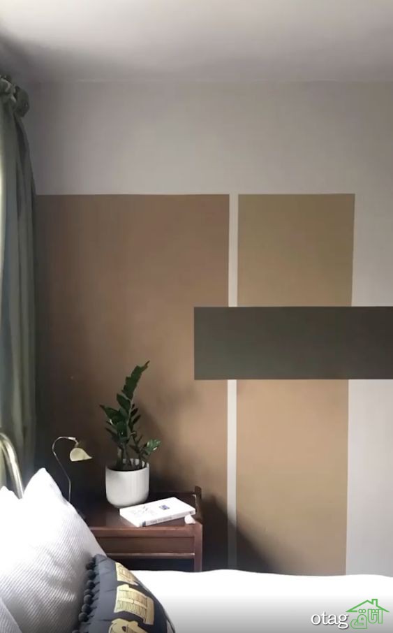 طرح نقاشی اتاق خواب با شکل های جذاب مناسب اتاق بزرگسالان طرح نقاشی اتاق خواب با شکل های جذاب مناسب اتاق بزرگسالان