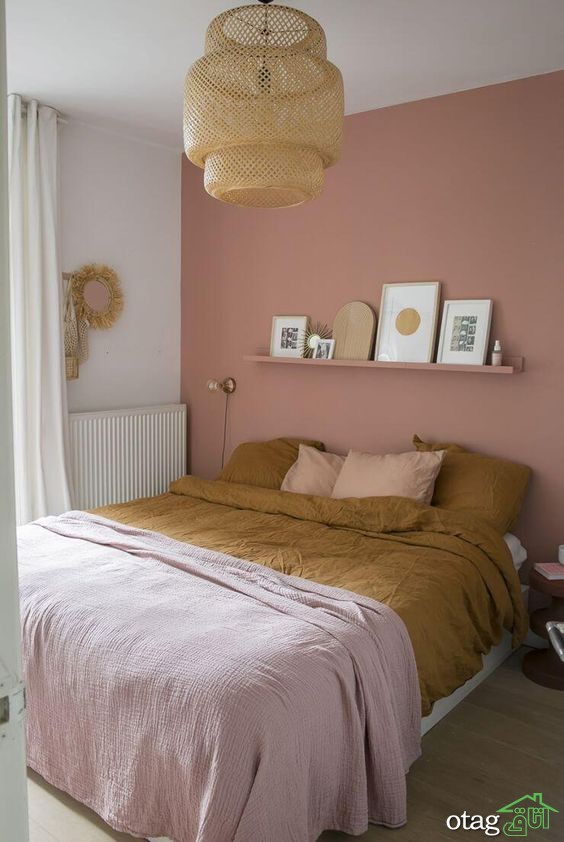 طرح نقاشی اتاق خواب با شکل های جذاب مناسب اتاق بزرگسالان