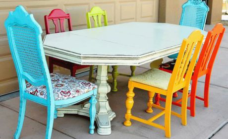 30 مدل صندلی میز ناهارخوری چوبی جدید در رنگ های مختلف
