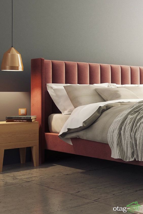 مدل هایی زیبا از طراحی اتاق خواب طوسی با تم مردانه و زنانه