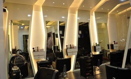 40 مدل دکوراسیون آرایشگاه مردانه با نورپردازی بسیار شیک