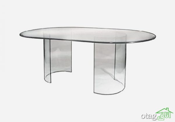 40 مدل میز ناهارخوری بیضی شکل در طرح های مدرن و کمجا