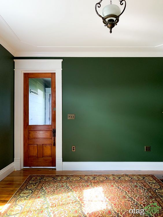 طراحی دکوراسیون داخلی منزل با رنگ سبز نعنایی