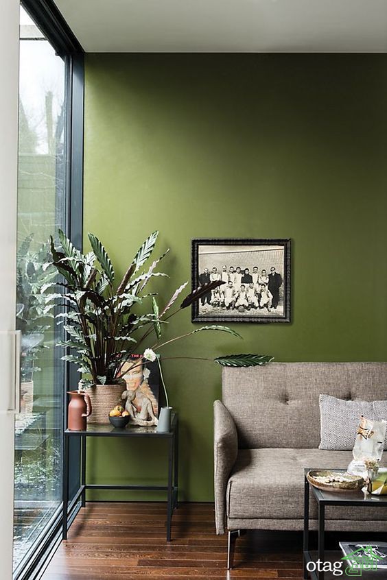 طراحی دکوراسیون داخلی منزل با رنگ سبز نعنایی