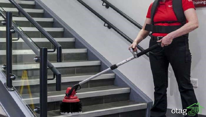 آموزش نظافت راه پله‌ها: چگونه راه پله را تمیز کنیم؟