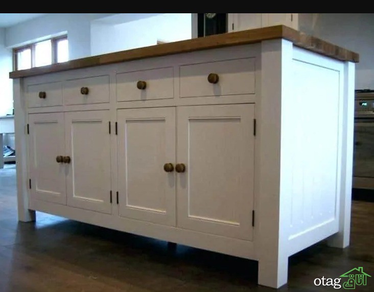 30 مدل کابینت پایه دار مناسب آشپزخانه بدون نیاز به نصب