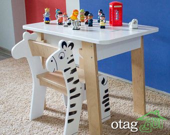 مدل میز و صندلی کودک در انواع چوبی و پلاستیکی با طراحی ایمن