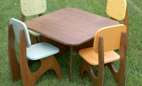 مدل میز و صندلی کودک در انواع چوبی و پلاستیکی با طراحی ایمن