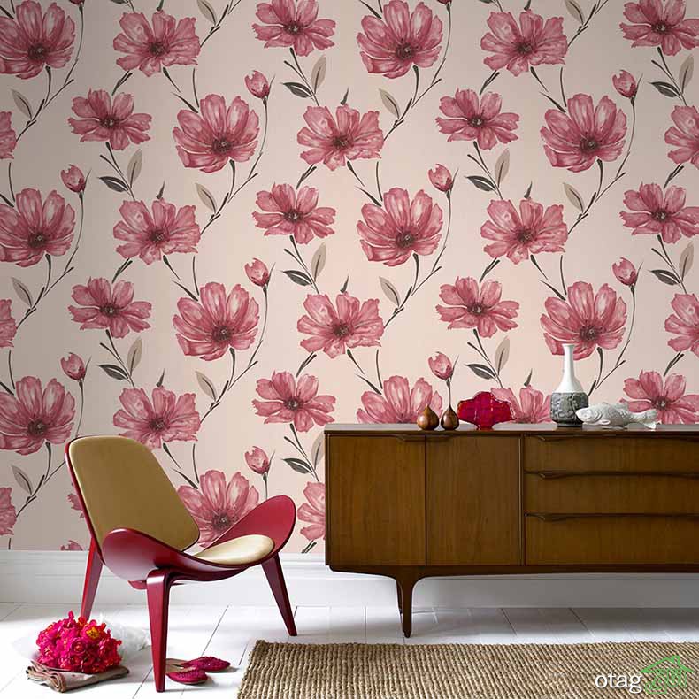 30 مدل جدید کاغذ دیواری برای خانه های کم نور و تاریک