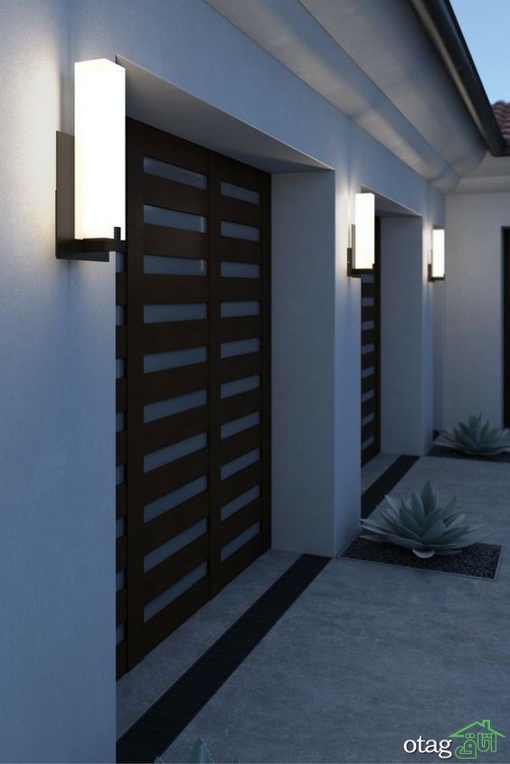 معرفی نمونه هایی از چراغ دیواری برای فضای خارجی معرفی نمونه هایی از چراغ دیواری برای فضای خارجی