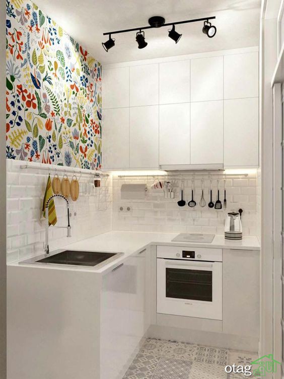 طراحی های متنوع کاغذ دیواری آشپزخانه 30 مدل دیدنی