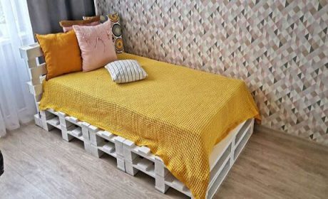 نحوه ساخت تخت خواب با پالت چوبی / آموزش کامل بهمراه عکس