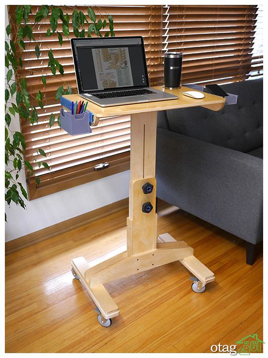 میز لپ تاپ ایستاده برای منزل، محیط اداره و کار + 9 مدل جذاب میز لپ تاپ ایستاده برای منزل، محیط اداره و کار + 9 مدل جذاب