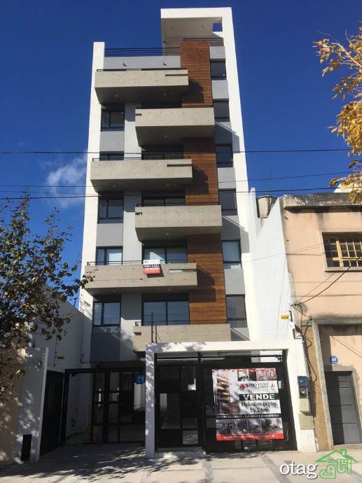 نمای ترمووود و سنگ در ساختمان های مدرن مسکونی و تجاری ایران