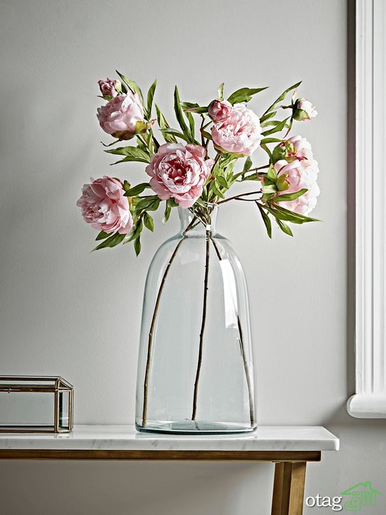 نمونه های گلدان شیشه ای جدید و زیبا مخصوص تغییر دکوراسیون خانه