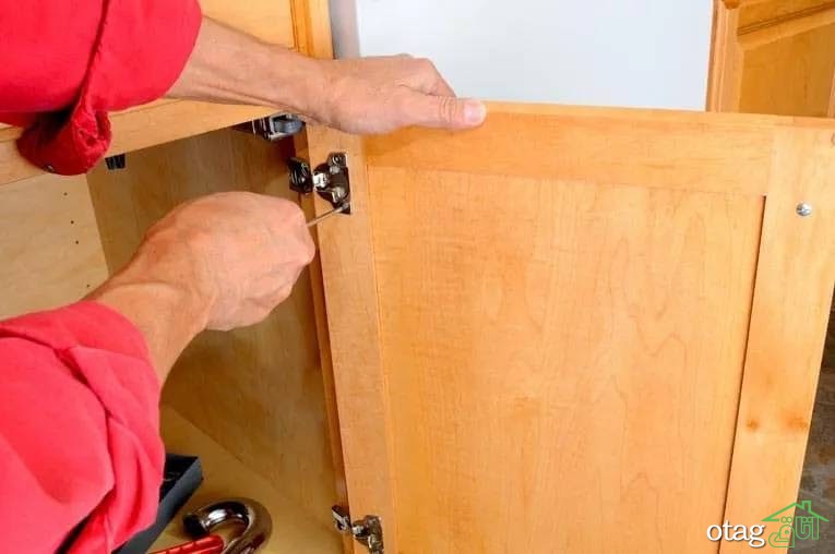 نحوه تعمیر کردن کابینت آشپزخانه نحوه تعمیر کردن کابینت آشپزخانه