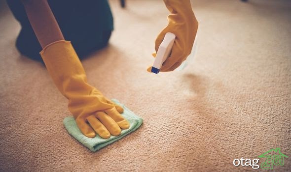 نحوه تمیز کردن فرش با دست نحوه تمیز کردن فرش با دست