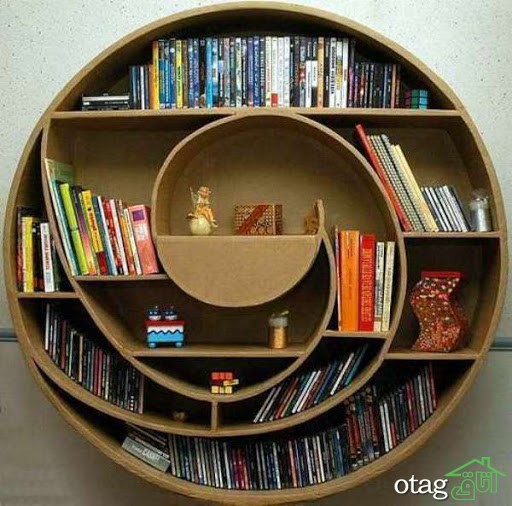 توجه به خلاقیت در پدید آوردن کتابخانه شیک در منزل
