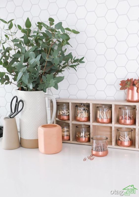 گلدان شیشه ای جدید و زیبا مخصوص تغییر دکوراسیون خانه