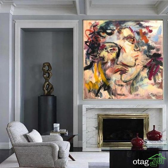 دکوراسیون دیوار به کمک تابلو و قاب عکس های زیبا دکوراسیون دیوار به کمک تابلو و قاب عکس های زیبا