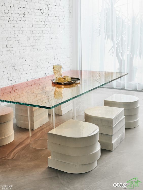 مدل های متنوع میز شیشه ای برای استفاده و دکوراسیون بهتر خانه