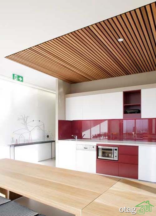 طراحی سقف آشپزخانه مدرن، معرفی ایده‌های جدید در ایران و جهان